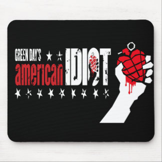 Tapis De Souris 15 GREEN DAY AS Idiot logo Accessories Mouse Pads