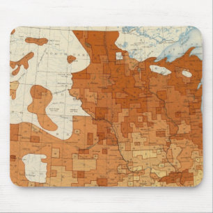 Tapis De Souris 15 Proportion de blancs étrangers parents 1890