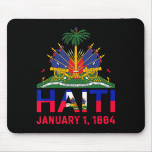 Tapis De Souris 1804 Haïti Île Mignonne Haïti Date de l'Indépendan