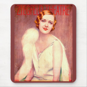 Tapis De Souris 1928 Ziegfeld Théâtre couverture Marilyn Miller