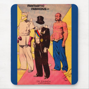 Tapis De Souris 1934 Dr Zarkov poupée papier Flash Gordon