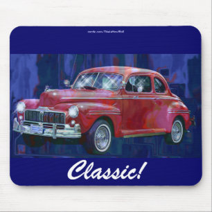 Tapis De Souris 1947 Classic Car Collectible Art Mousepad