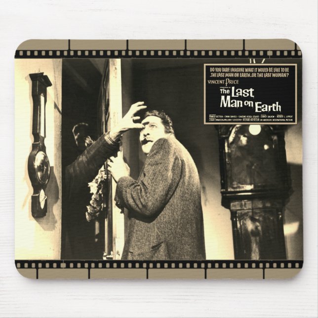 Tapis De Souris 1960 Le Dernier homme sur Terre Mousepad (Devant)