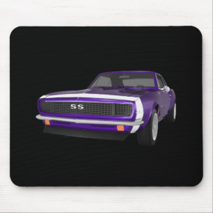 Tapis De Souris 1967 Camaro SS: Fin violette : Modèle 3D: