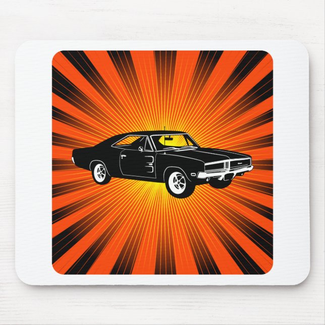 Tapis De Souris 1969 Se du chargeur R/T de Dodge (Devant)