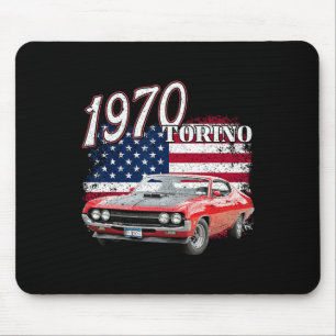 Tapis De Souris 1970 70 Torino Muscle Clic Voiture 4 juillet Améri