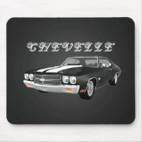 1970 Chevelle SS : Finition noire : Mousepad