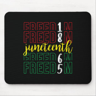 Tapis De Souris 19 juin Liberté - 19 juin 1865 Afrique Afro H