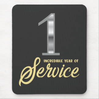 Tapis De Souris 1 an de service 1er anniversaire d'employé