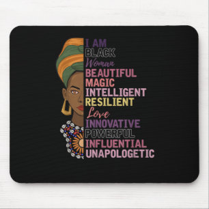 Tapis De Souris 1 Cadeau Femmes Africaines Je Suis Une Femme Noire