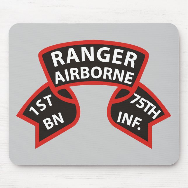 Tapis De Souris 1er Bataillon 75e Ranger d'infanterie A/B (Devant)