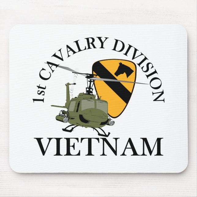 Tapis De Souris 1er Cav Vietnam Vet (Devant)