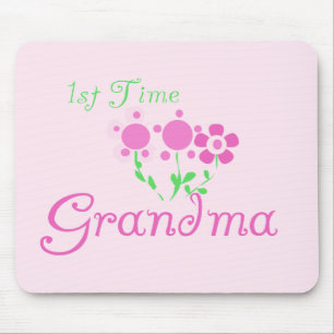 Tapis De Souris 1ère Fleurs Grandma-Rose