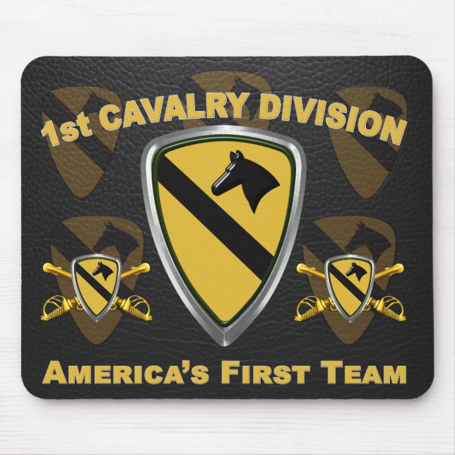 Tapis De Souris 1ère Souris-Cadeau de la Division de la cavalerie (Devant)