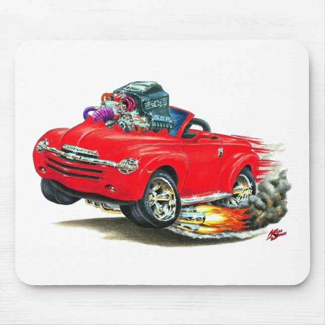 Tapis De Souris 2003-06 convertible rouge de SSR (Devant)