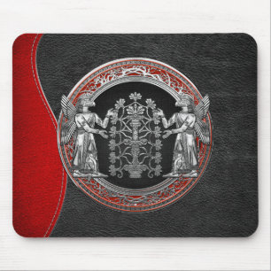 Tapis De Souris [200] Deux Ninurtas d'argent avec arbre de vie