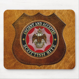 Tapis De Souris [200] Eagle à tête double du Rite écossais