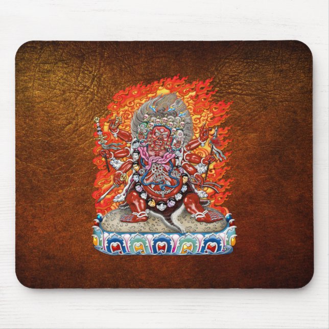Tapis De Souris [200] Thangka tibétaine - Die furieuse Hayagriva (Devant)
