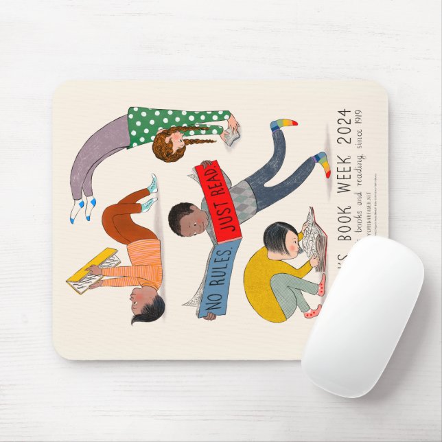 Tapis De Souris ​ 2024 Semaine du livre pour enfants (Avec souris)
