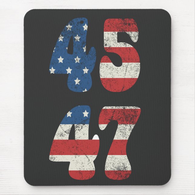 Tapis De Souris 2024 Trump reprend l'Amérique patriotique américai (Devant)