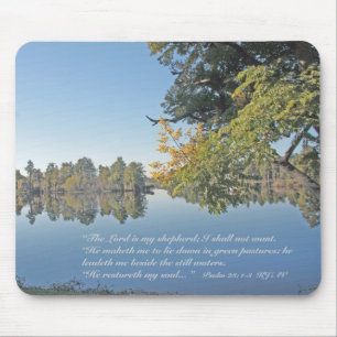 Tapis De Souris 23:1 de psaume - 3 écriture sainte Mousepad
