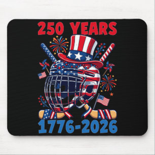 Tapis De Souris 250 ans 1776 2026 250e anniversaire Hockey sur gla