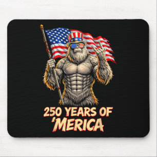 Tapis De Souris 250 Ans Américain 1776 2026 250e 4 Juillet Grand