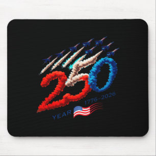 Tapis De Souris 250 ans - Américain - Indépendance - Patriotique -