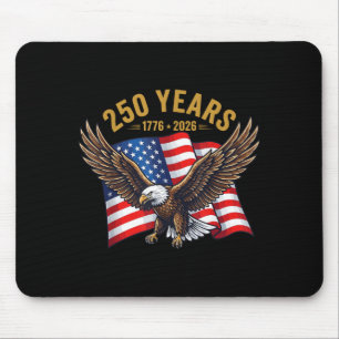 Tapis De Souris 250 Ans Anniversaire Américain 1776-2026 Aigle USA