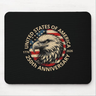 Tapis De Souris 250 Ans d'Amérique Anniversaire 250e Indépendance