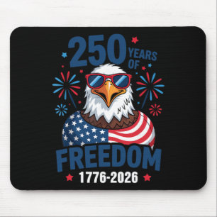Tapis De Souris 250 Ans De Liberté 1776 2026 Ld Eagle Patriotique