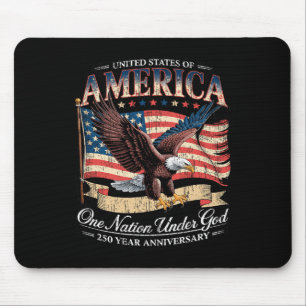 Tapis De Souris 250e anniversaire de la nation américaine Usa sous