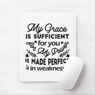 Tapis De Souris 2 Corinthiens 12:9 – Ma Grâce Est Suffisante Art