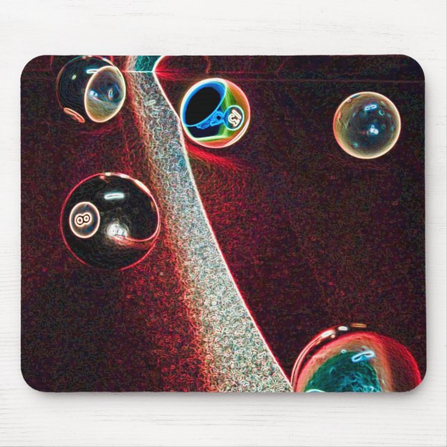 Tapis de souris 2 de billards (Devant)