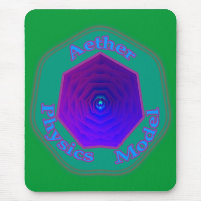 Tapis de souris 2 de modèle de physique d'éther (Devant)