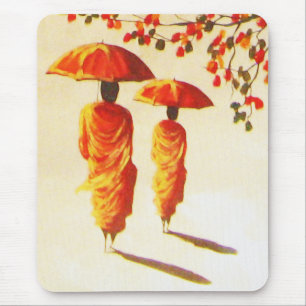 Tapis De Souris 2 moines bouddhistes laotiens