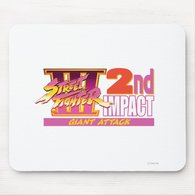 Tapis De Souris 2ème logo d'impact de Street Fighter III (Devant)