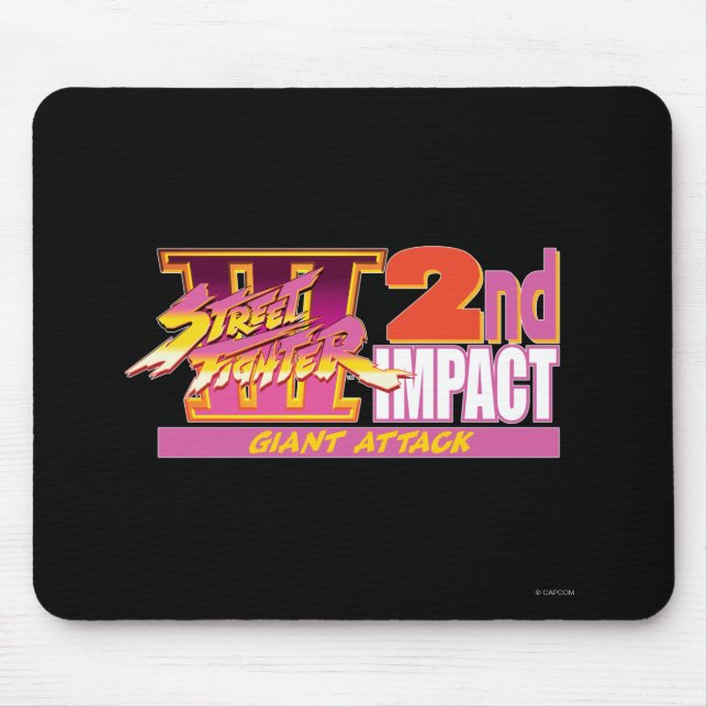 Tapis De Souris 2ème logo d'impact de Street Fighter III (Devant)