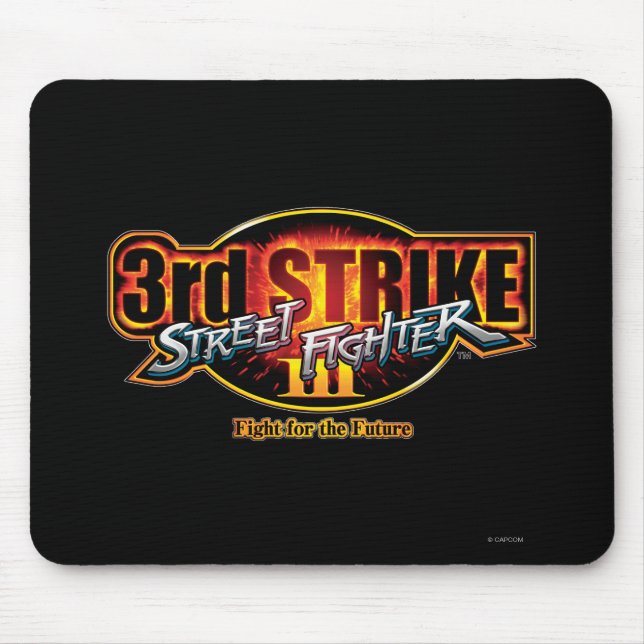 Tapis De Souris 3ème logo de grève de Street Fighter III (Devant)