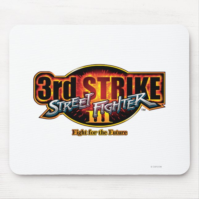 Tapis De Souris 3ème logo de grève de Street Fighter III (Devant)