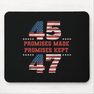 Tapis De Souris 45 47 Promesses faites Maintien du président Trump