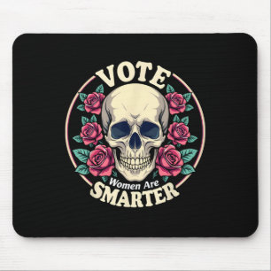 Tapis De Souris 47 Feminist Vote Les Femmes Sont Un Crâne Vintage 