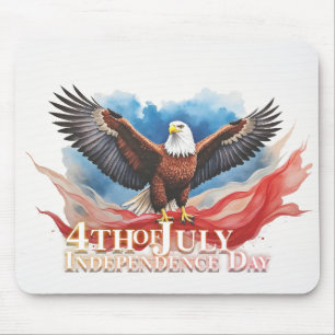 Tapis De Souris 4 juillet Aigle - Art Patriotique