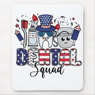 Tapis De Souris 4 juillet hygiéniste dentaire