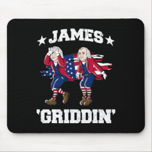 Tapis De Souris 4 juillet James Madison Griddy James Griddin
