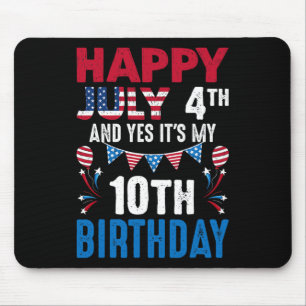 Tapis De Souris 4e Et oui c'est mon 10e anniversaire Patriot Améri