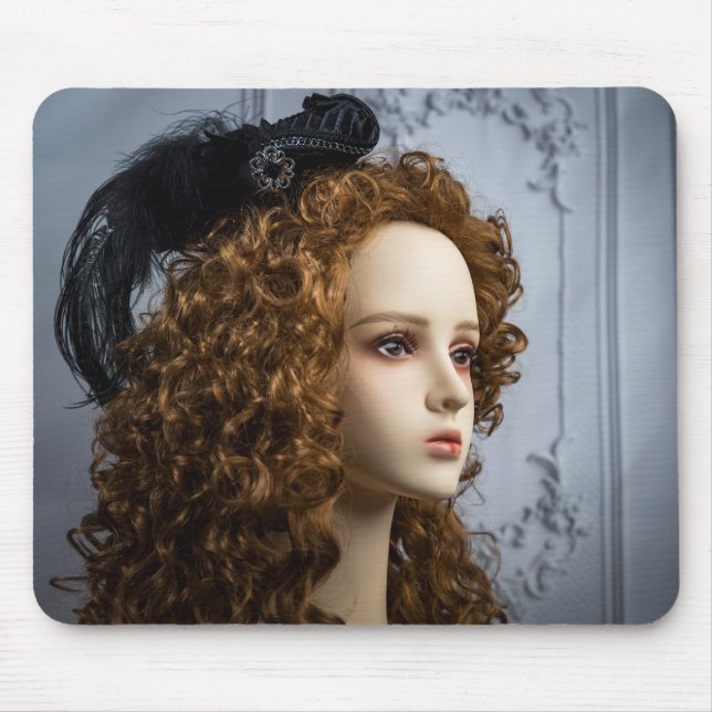 Tapis De Souris 5647-Mannequin-Dame de guerre révolutionnaire avec (Devant)