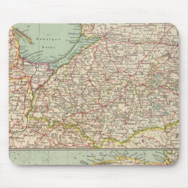 Tapis De Souris 58 États baltes de Prusse orientale (Devant)