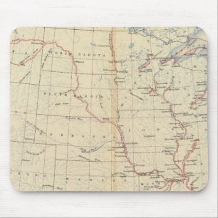 Tapis De Souris 59 rivières navigables, routes 1890
