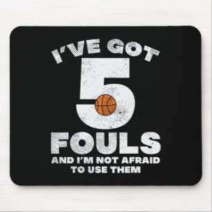 Tapis De Souris 5 Pieds Pas Peur Basketball Amusant Baller Joueur